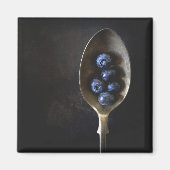 "SPOON OF BLUEBERRIES" NAHRUNGSMITTELKÜHLSCHRANK M MAGNET (Vorne)
