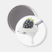 Spoon von BlackBerry-Jogurt Magnet (Vorderseite/Rückseite)