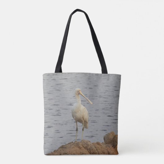 Spoonbill Bird Tasche (Rückseite)