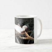 Spoonbill-Vogel in Spanien Kaffeetasse (VorderseiteRechts)
