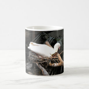 Spoonbill-Vogel in Spanien Kaffeetasse
