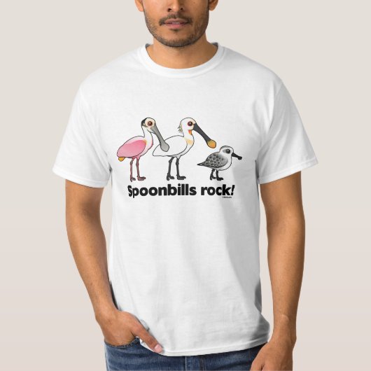 Spoonbills-Felsen! T-Shirt (Vorderseite)