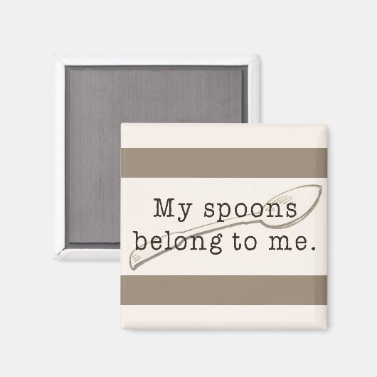 Spoonie Affirmation Magnet (Vorderseite/Rückseite)
