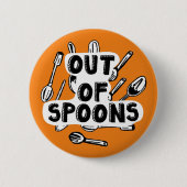 Spoonie-Button-Abzeichen Button (Vorderseite)