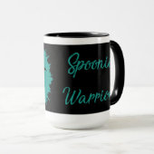 Spoonie Krieger-Wecker-Tasse Tasse (VorderseiteRechts)