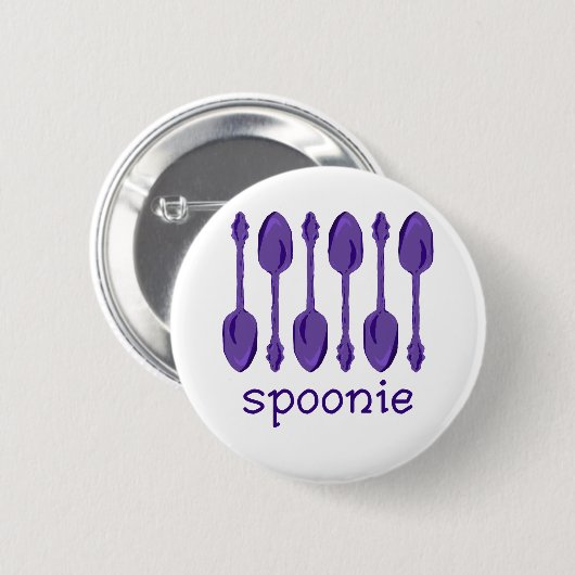 Spoonie (Lila) Button (Vorne & Hinten)