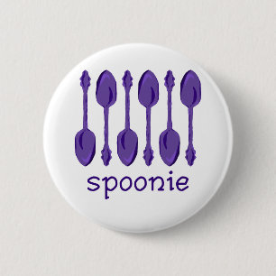 Spoonie (Lila) Button