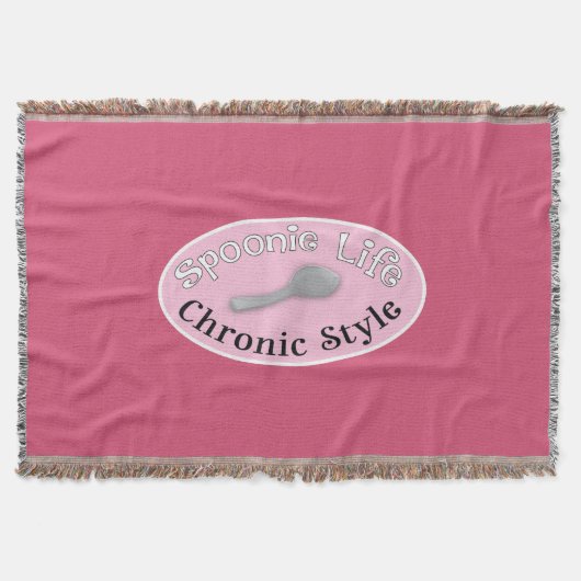 Spoonie-Stil - Rosa Decke (Vorderseite)