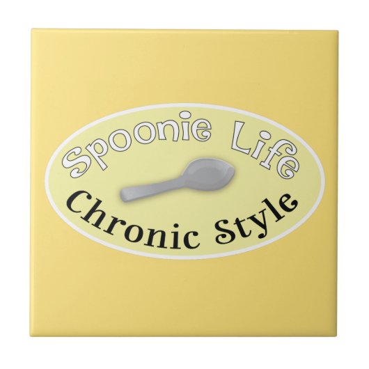 Spoonie Style - Gelb Fliese (Vorderseite)