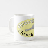 Spoonie Style - Gelb Kaffeetasse (Vorderseite Links)