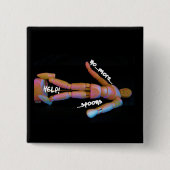 Spoonies warnendes Knopf-Abzeichen-Button Button (Vorderseite)