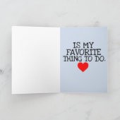 SPOONING MIT IHNEN ROMANTISCHEN KARTEN (Innenseite)