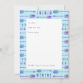 Spoons Kitchen Event Einladung (Rückseite)