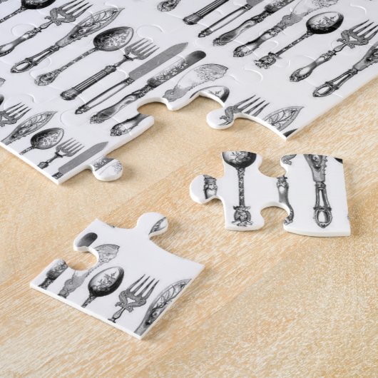 Spoons Utensils Jigsaw Puzzle Daisy (Seite)