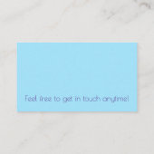 Spoons Visitenkarte (Rückseite)