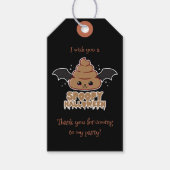 Spoopy Halloween Kawaii Geschenkanhänger (Vorderseite)