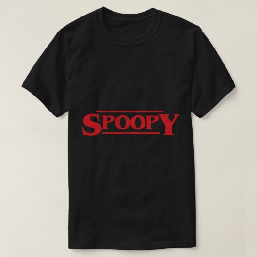 SPOOPY Halloween Klassischer T - Shirt (Design vorne)