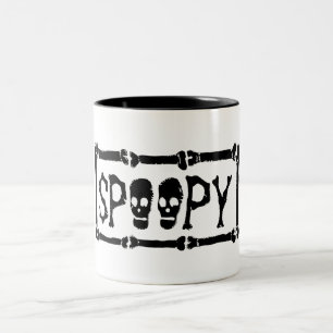 SPOOPY Mug - Inspired by the coffee&tea fandom Zweifarbige Tasse