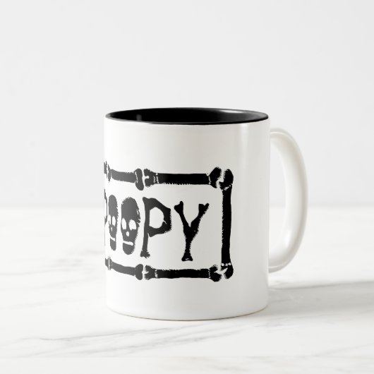 SPOOPY Tasse - inspiriert vom coffee&tea Fandom (VorderseiteRechts)