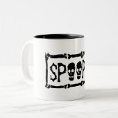 SPOOPY Tasse - inspiriert vom coffee&tea Fandom (Vorderseite Links)