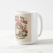 Spore-Adic-Stimmung – Süßes Chill-Pilz-Retro-Desig Kaffeetasse (VorderseiteRechts)