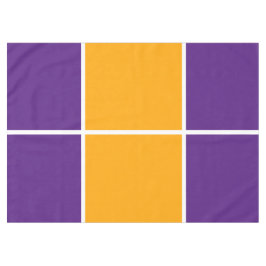 Sporen Golden Yellow Lila Fensterstreifen Tischdecke