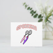 Sporen Postkarte (Stehend Vorderseite)