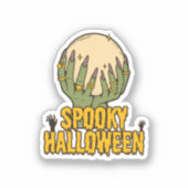 Sporenhalloween Aufkleber (Vorderseite)