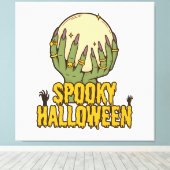Sporenhalloween Leinwanddruck (Insitu (Holzboden))