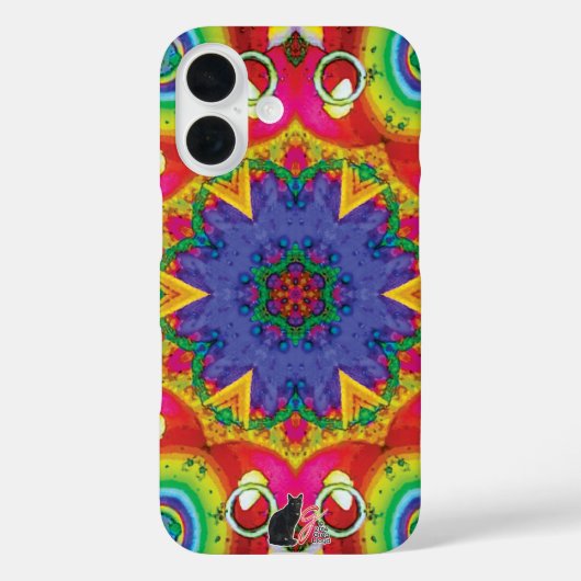 Spores Kaleidoscope Case-Mate iPhone Hülle (Rückseite)