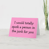 Spork a person card karte (Vorderseite)