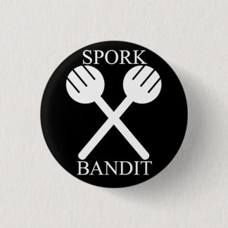 Spork Bandit in der Dunkelheit Button
