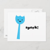 Spork! Postkarte (Vorne/Hinten)