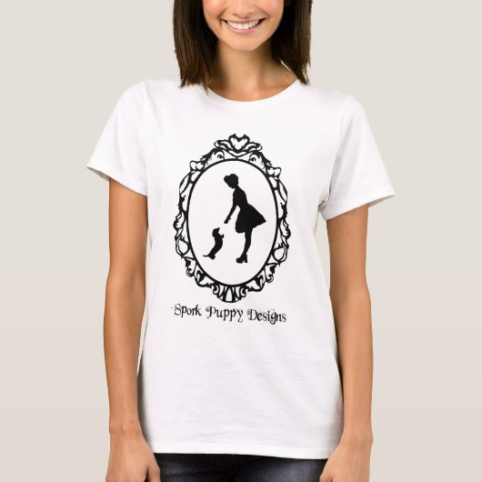 Spork Welpe entwirft Logo T-Shirt (Vorderseite)