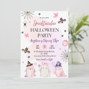 Sporoktacular 3. Geburtstag Halloween Einladung