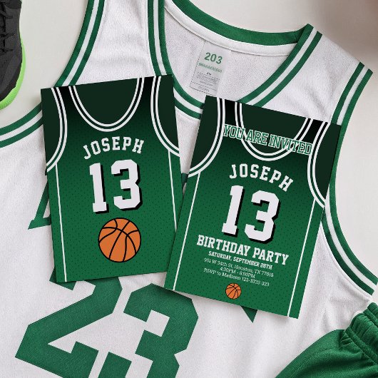 Sport 13 Geburtstagsparty Einladung