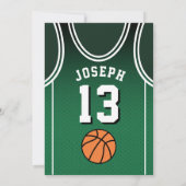 Sport 13 Geburtstagsparty Einladung (Rückseite)