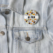 Sport #1 Fan Team Spirit Balls Button (Beispiel)