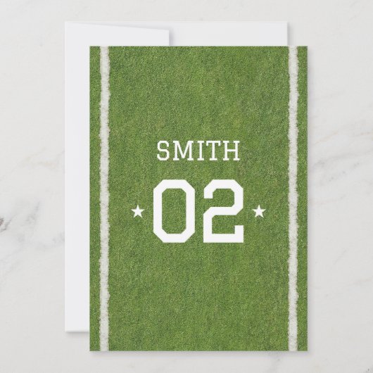 Sport 2. Geburtstag Party Einladung (Rückseite)