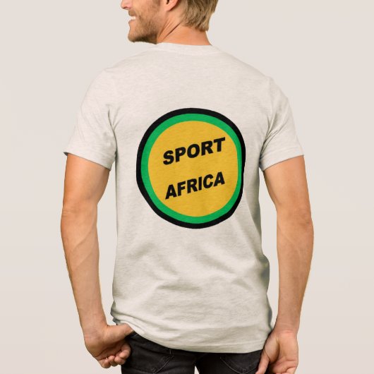 SPORT AFRICA Tri-Blend SHIRT (Rückseite)