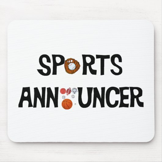 Sport-Ansager Mousepad (Vorne)