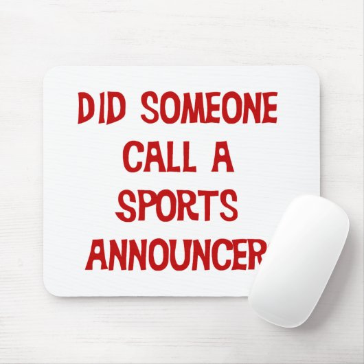 Sport-Ansager Mousepad (Mit Mouse)