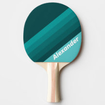 Sport Aqua Fade Streifen mit Namen