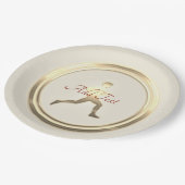 Sport Athletics Jogger Marathon Hiker Pappteller (Schrägansicht)