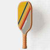 Sport Aurora Arcade Striped with Name Pickleball Schläger (Links)
