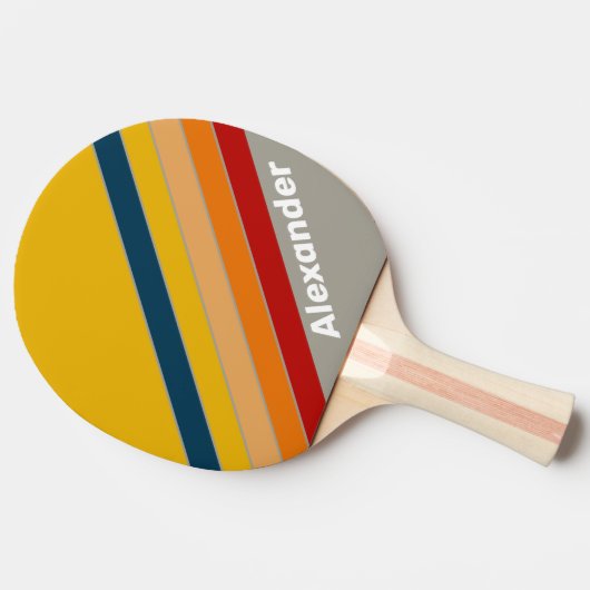 Sport Aurora Arcade Striped with Name Tischtennis Schläger (Seitenansicht)