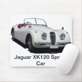 Sport-Auto Jaguars XK120 Mousepad (Mit Mouse)