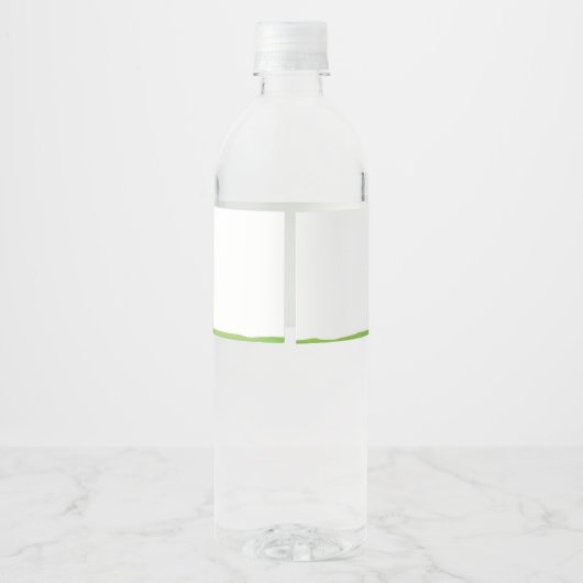 Sport Baby Dusche Gefallen Wasserflaschenetikett (Rückseite)