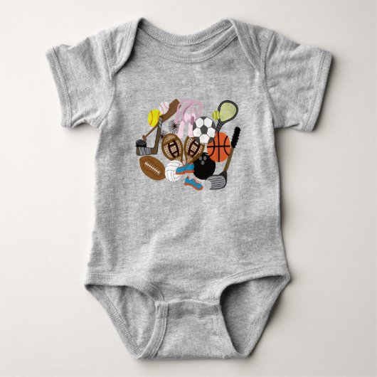 Sport Baby Strampler (Vorderseite)