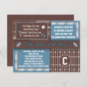 Sport-Babyparty-Einladungen Einladung (Vorne/Hinten)